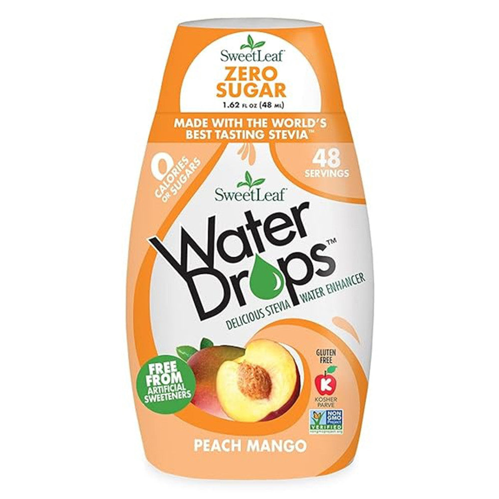 SweetLeaf Water Drops Stevia Water Enhancer Peach Mango, 1.62 Oz